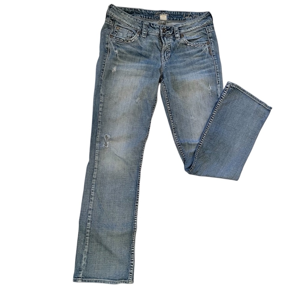 Silver women’s jeans Lola 30x33 gently worn (#17)